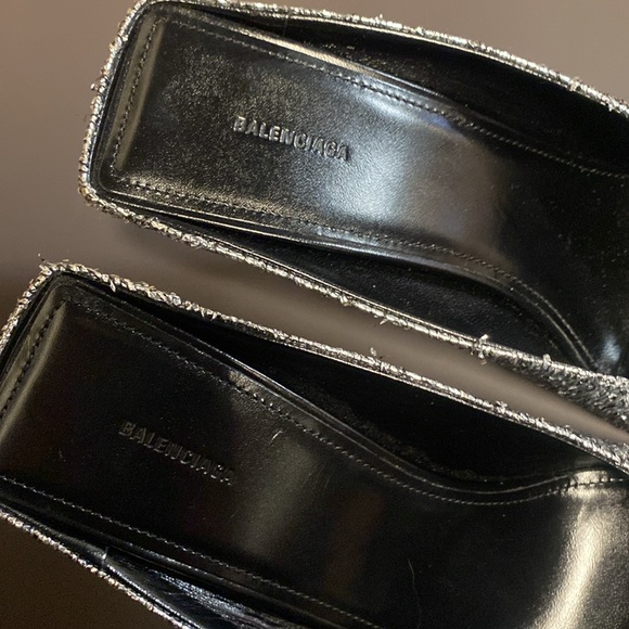 Balenciaga Square Knife Pointed Toe Mules size 39 - Picture 4 of 6